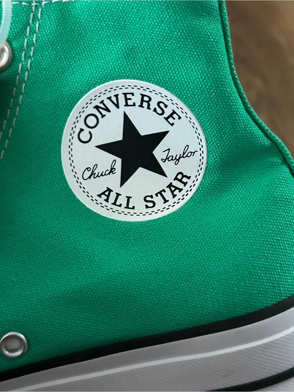 CONVERSE Chuck Taylor All Star Lift Platform High 'Apex Green' shoes sz 8 new